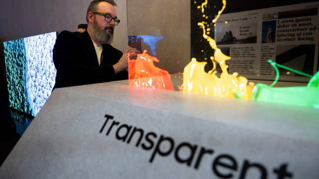 Samsung apresenta televisão transparente; veja como funciona