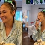 De pijama e sem maquiagem, Jennifer Lopez agradece apoio dos fãs