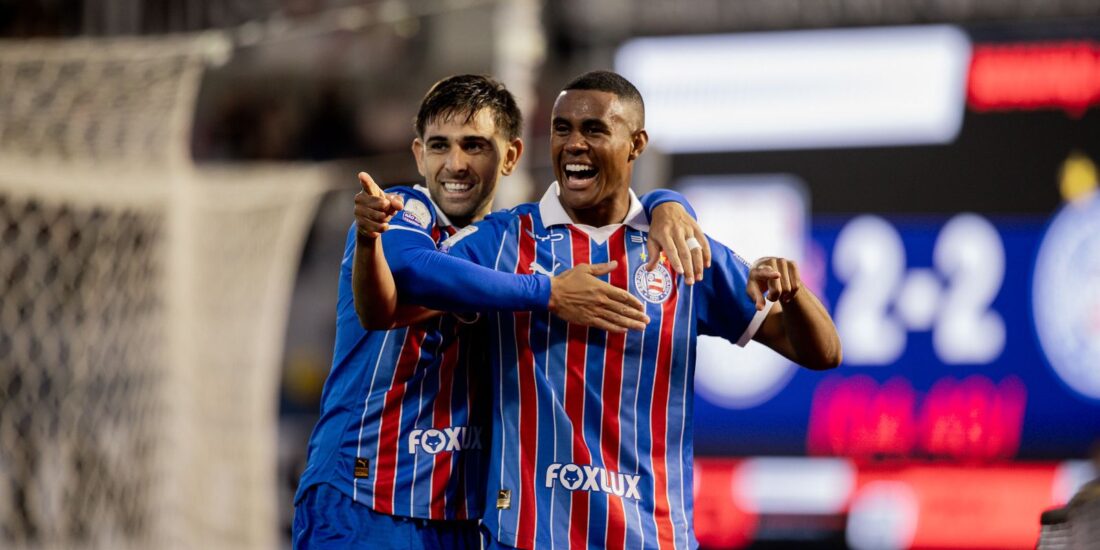Bahia vence o Bragantino por 3 a 2 e chega à terceira vitória seguida no Brasileirão