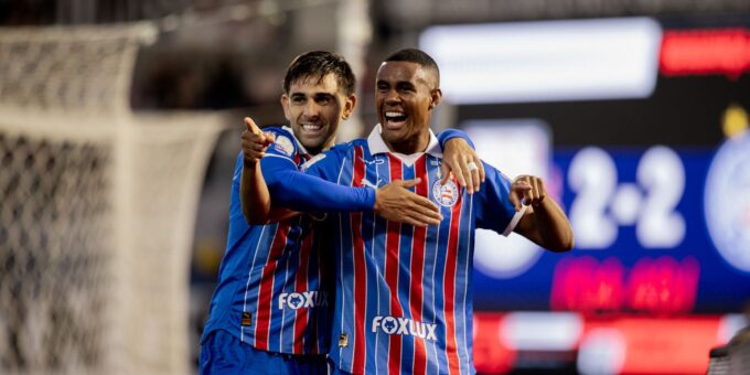 Bahia vence o Bragantino por 3 a 2 e chega à terceira vitória seguida no Brasileirão