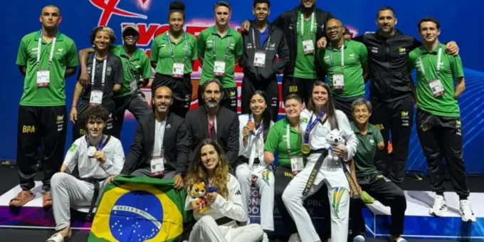 Brasil conquista quatro medalhas no Grand Prix de parataekwondo na Coreia do Sul