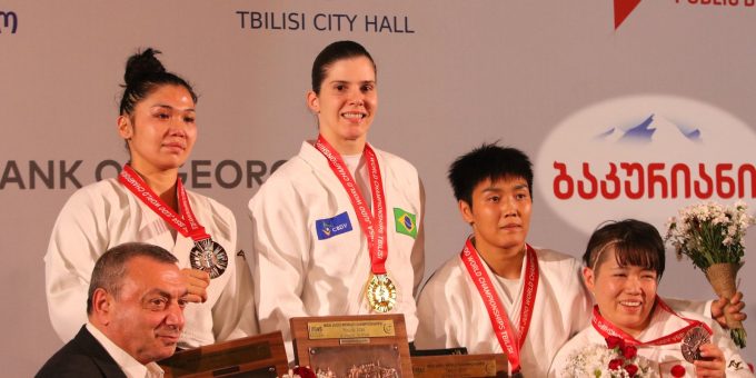 Brasil conquista três ouros no Mundial Paralímpico de Judô em Tbilisi