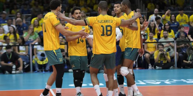 Brasil vence Venezuela e garante vaga no Mundial Masculino de Vôlei de 2027