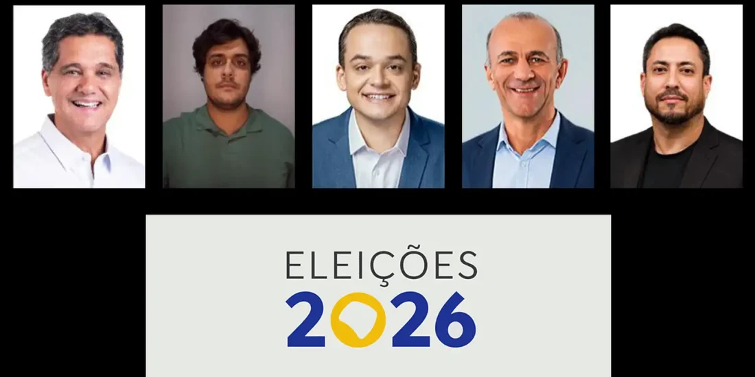 Cinco candidatos disputam o governo do Espírito Santo nas eleições de 2026