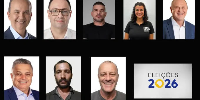 Oito candidatos disputam o governo de Santa Catarina nas eleições de 2026
