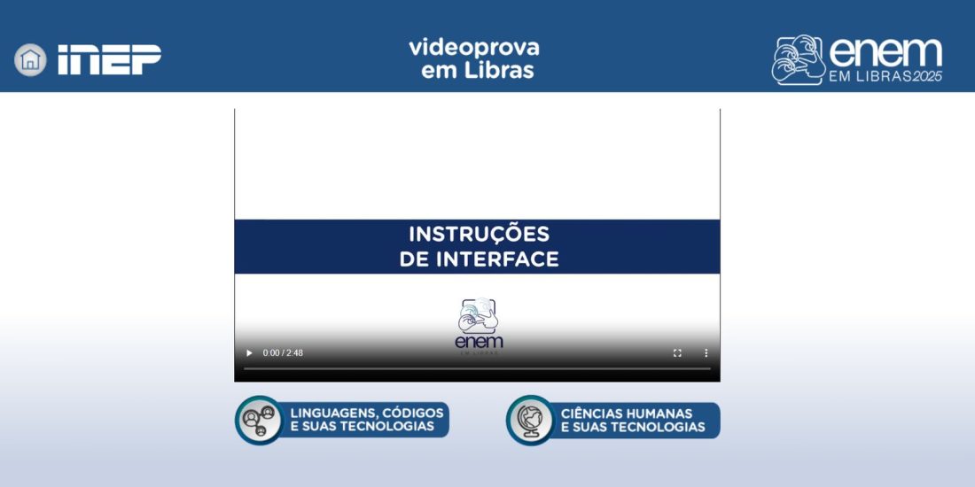 Plataforma Enem Libras é atualizada com videoprovas de 2017 a 2025