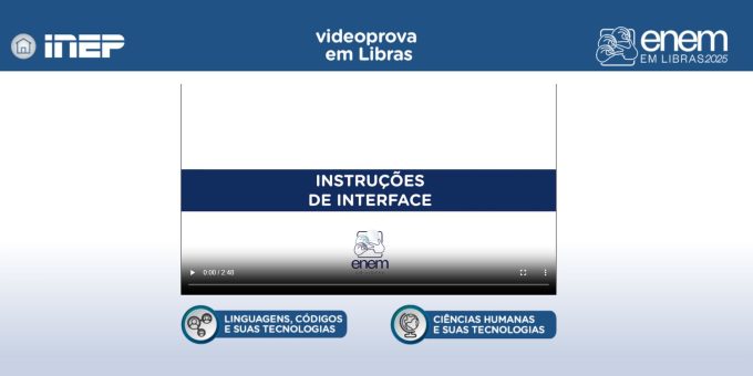 Plataforma Enem Libras é atualizada com videoprovas de 2017 a 2025