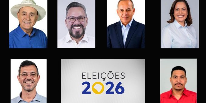 Seis candidatos disputam o governo do Acre nas eleições de 2026