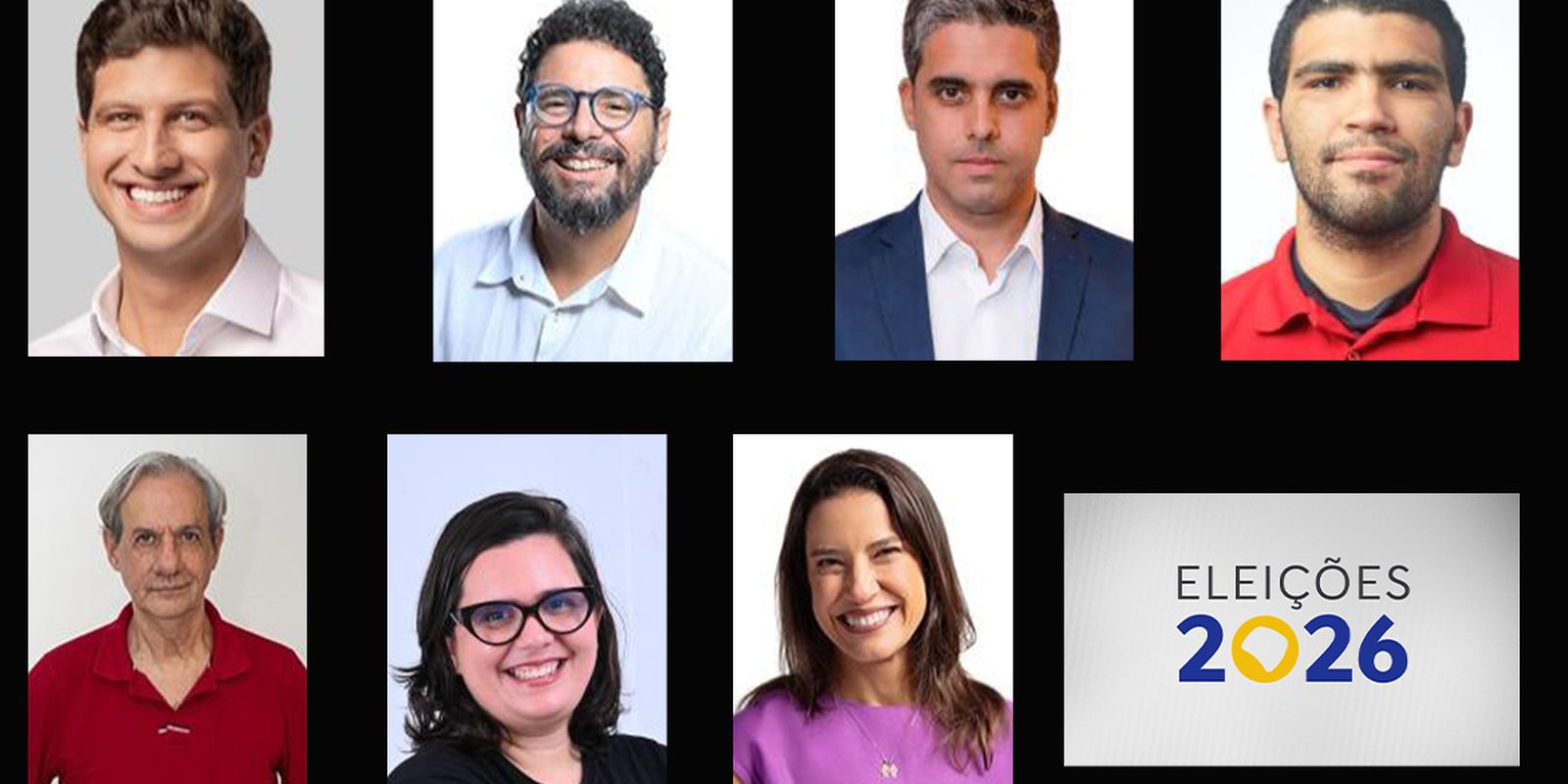 Sete candidatos disputam o governo de Pernambuco nas eleições de 2026