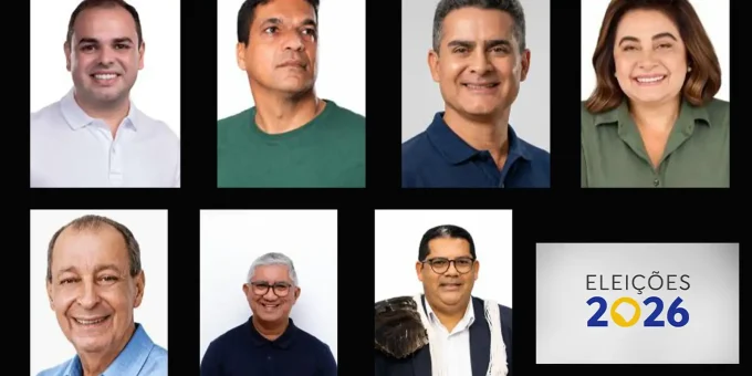 Sete candidatos disputam o governo do Amazonas nas eleições de 2026