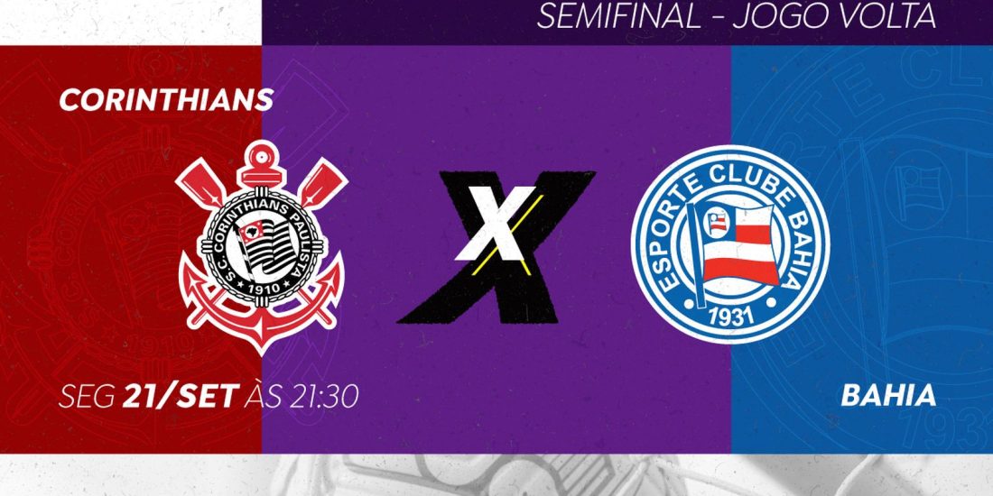 TV Brasil transmite Corinthians x Bahia pela semifinal do Brasileirão Feminino