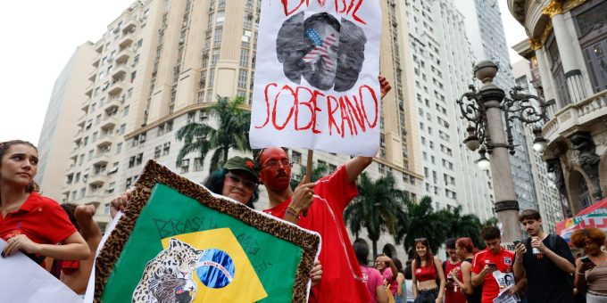 Estudantes fazem ato no Rio em apoio à candidatura de Lula