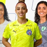 Yanne, Carlinha e Sandy são finalistas a melhor goleira no Prêmio Para Elas