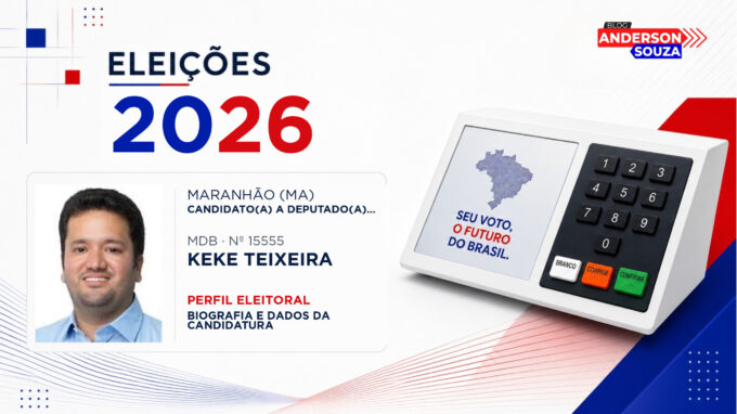 Keke Teixeira — Eleições 2026: quem é Keke Teixeira, candidato(a) a deputado(a) estadual no Maranhão