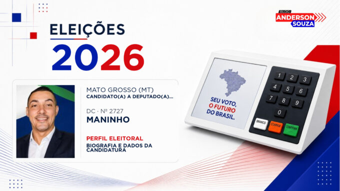 Maninho — Eleições 2026: quem é Maninho, candidato(a) a deputado(a) federal por Mato Grosso