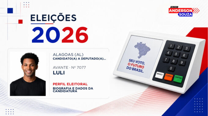 Luli — Eleições 2026: quem é Luli, candidato(a) a deputado(a) federal por Alagoas