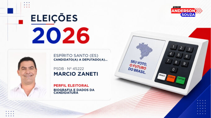 Marcio Zaneti — Eleições 2026: quem é Marcio Zaneti, candidato(a) a deputado(a) estadual no Espírito Santo