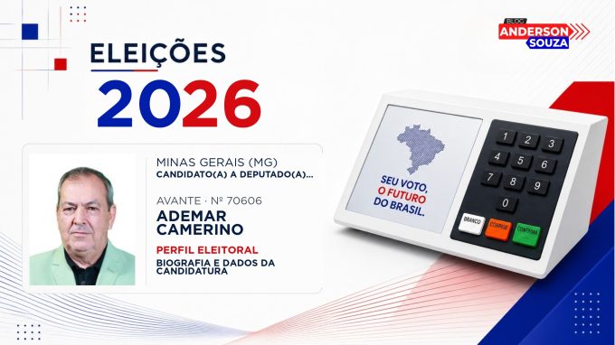 Ademar Camerino — Eleições 2026: quem é Ademar Camerino, candidato(a) a deputado(a) estadual em Minas Gerais