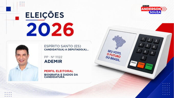 Ademir — Eleições 2026: quem é Ademir, candidato(a) a deputado(a) estadual no Espírito Santo