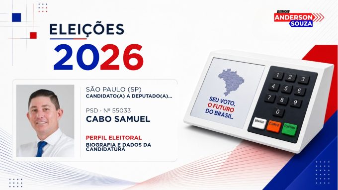 Cabo Samuel — Eleições 2026: quem é Cabo Samuel, candidato(a) a deputado(a) estadual em São Paulo