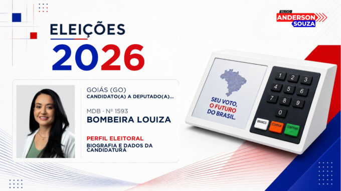 Bombeira Louiza — Eleições 2026: quem é Bombeira Louiza, candidato(a) a deputado(a) federal por Goiás