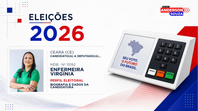 Enfermeira Virgínia — Eleições 2026: quem é Enfermeira Virgínia, candidato(a) a deputado(a) estadual no Ceará