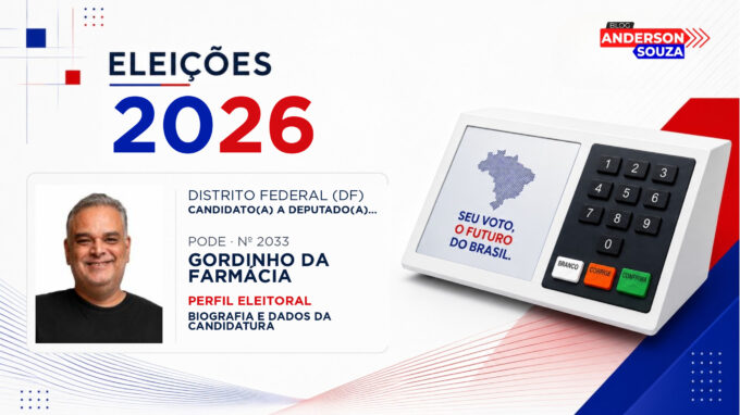 Gordinho da Farmácia — Eleições 2026: quem é Gordinho da Farmácia, candidato(a) a deputado(a) federal pelo Distrito Federal