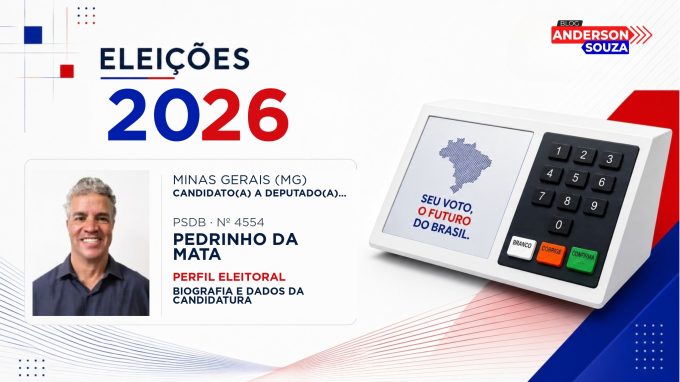Pedrinho da Mata — Eleições 2026: quem é Pedrinho da Mata, candidato(a) a deputado(a) federal por Minas Gerais