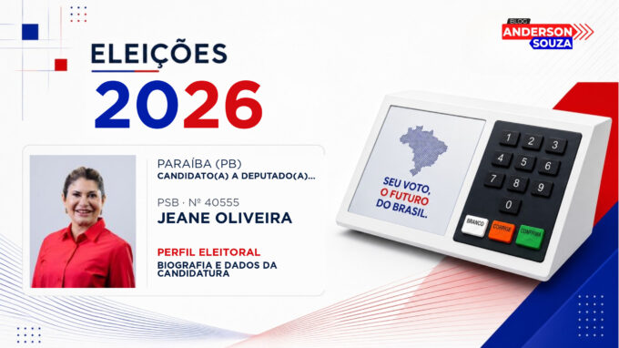 Jeane Oliveira — Eleições 2026: quem é Jeane Oliveira, candidato(a) a deputado(a) estadual na Paraíba
