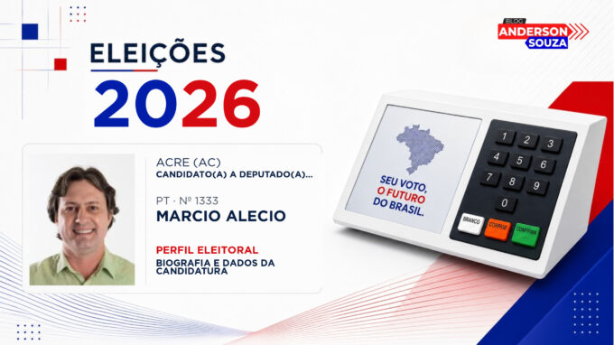 Marcio Alecio — Eleições 2026: quem é Marcio Alecio, candidato(a) a deputado(a) federal pelo Acre