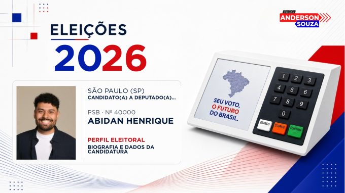 Abidan Henrique — Eleições 2026: quem é Abidan Henrique, candidato(a) a deputado(a) estadual em São Paulo