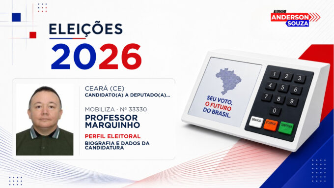 Professor Marquinho — Eleições 2026: quem é Professor Marquinho, candidato(a) a deputado(a) estadual no Ceará