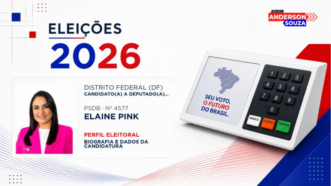 Elaine Pink — Eleições 2026: quem é Elaine Pink, candidato(a) a deputado(a) federal pelo Distrito Federal