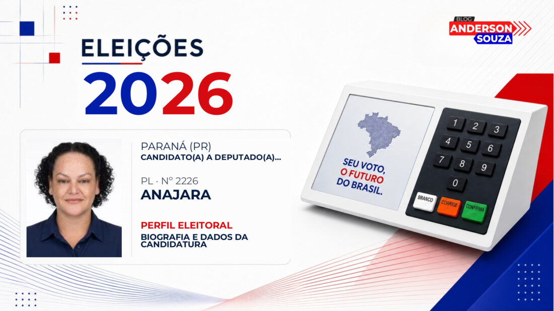 Anajara · Eleições 2026: quem é Anajara, candidato(a) a deputado(a) federal pelo Paraná