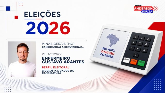 Enfermeiro Gustavo Arantes — Eleições 2026: quem é Enfermeiro Gustavo Arantes, candidato(a) a deputado(a) estadual em Minas Gerais