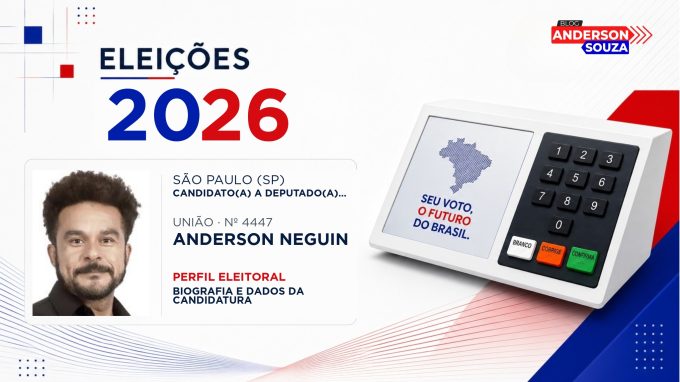 Anderson Neguin — Eleições 2026: quem é Anderson Neguin, candidato(a) a deputado(a) federal por São Paulo