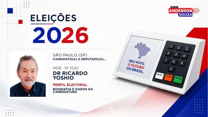 Dr Ricardo Yoshio — Eleições 2026: quem é Dr Ricardo Yoshio, candidato(a) a deputado(a) federal por São Paulo