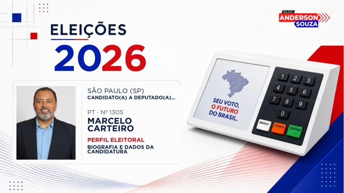 Marcelo Carteiro — Eleições 2026: quem é Marcelo Carteiro, candidato(a) a deputado(a) federal por São Paulo