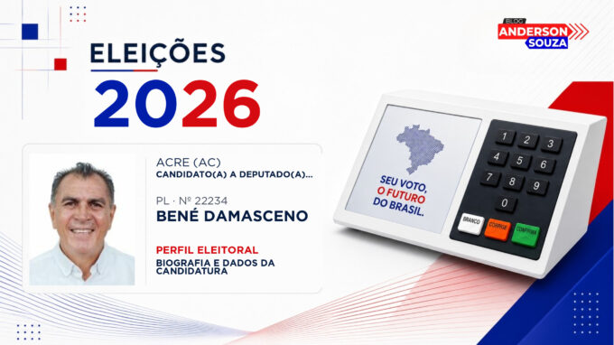 Bené Damasceno — Eleições 2026: quem é Bené Damasceno, candidato(a) a deputado(a) estadual no Acre