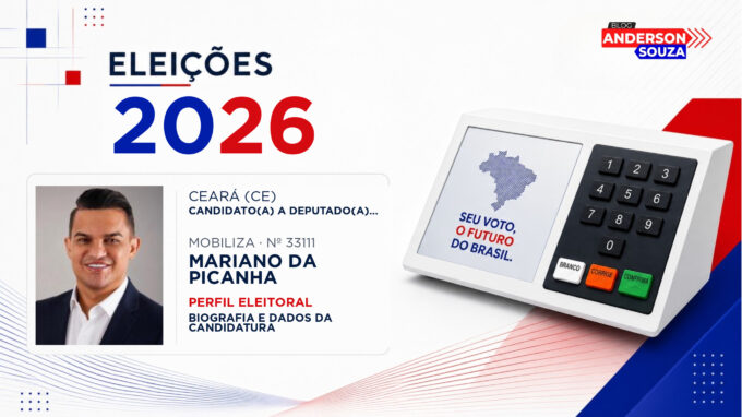 Mariano da Picanha — Eleições 2026: quem é Mariano da Picanha, candidato(a) a deputado(a) estadual no Ceará