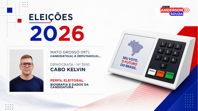 Cabo Kelvin — Eleições 2026: quem é Cabo Kelvin, candidato(a) a deputado(a) federal por Mato Grosso