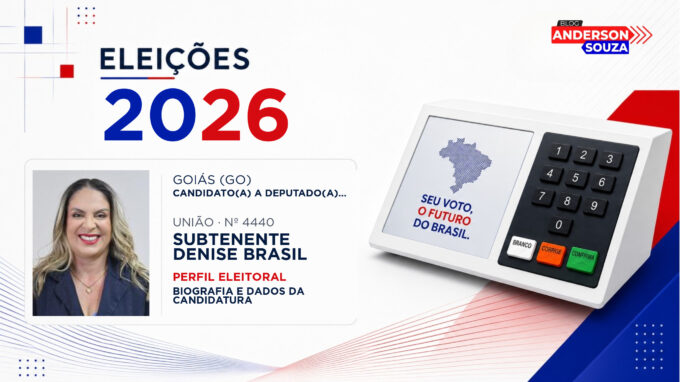 Subtenente Denise Brasil — Eleições 2026: quem é Subtenente Denise Brasil, candidato(a) a deputado(a) federal por Goiás