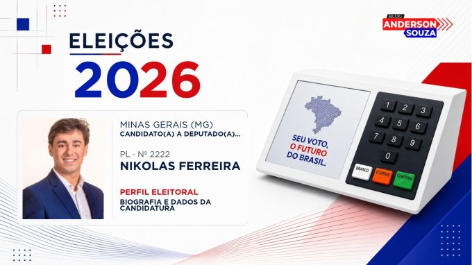 Nikolas Ferreira — Eleições 2026: quem é Nikolas Ferreira, candidato(a) a deputado(a) federal por Minas Gerais