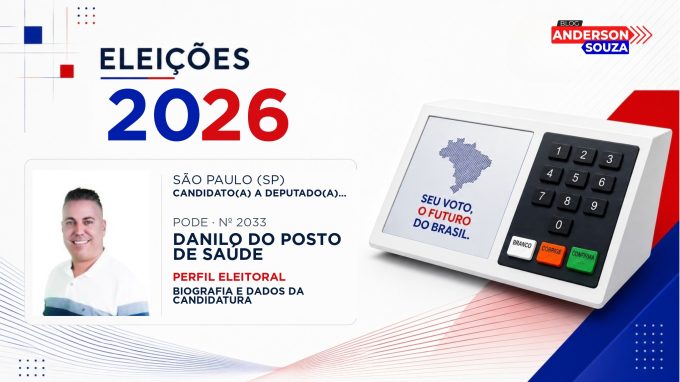 Danilo do Posto de Saúde — Eleições 2026: quem é Danilo do Posto de Saúde, candidato(a) a deputado(a) federal por São Paulo