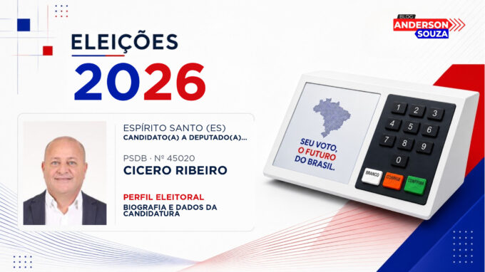 Cicero Ribeiro — Eleições 2026: quem é Cicero Ribeiro, candidato(a) a deputado(a) estadual no Espírito Santo