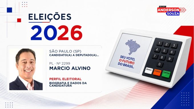 Marcio Alvino — Eleições 2026: quem é Marcio Alvino, candidato(a) a deputado(a) federal por São Paulo