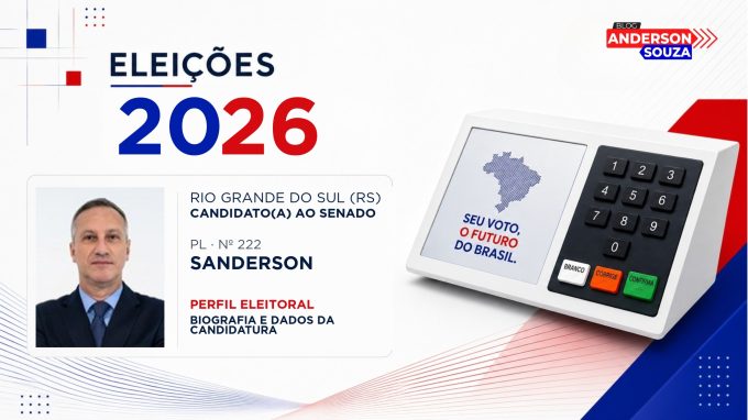Sanderson — Eleições 2026: quem é Sanderson, candidato(a) ao Senado pelo Rio Grande do Sul