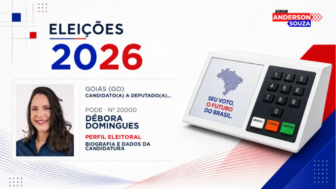 Débora Domingues — Eleições 2026: quem é Débora Domingues, candidato(a) a deputado(a) estadual em Goiás