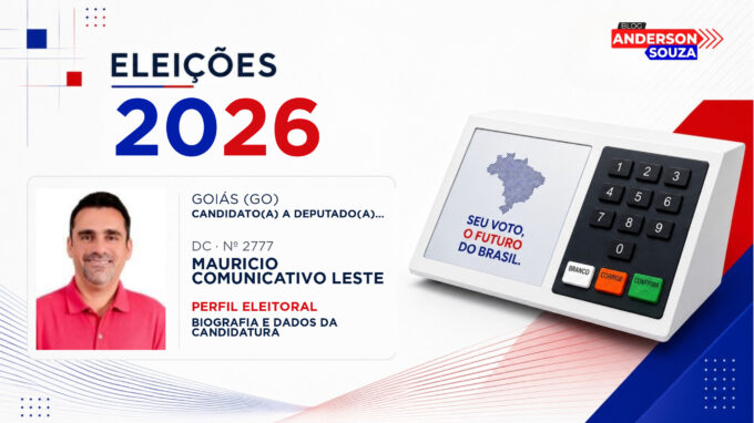 Mauricio Comunicativo Leste — Eleições 2026: quem é Mauricio Comunicativo Leste, candidato(a) a deputado(a) federal por Goiás