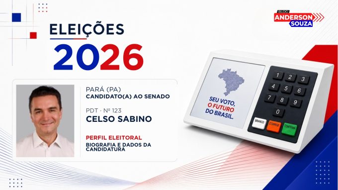 Celso Sabino — Eleições 2026: quem é Celso Sabino, candidato(a) ao Senado pelo Pará